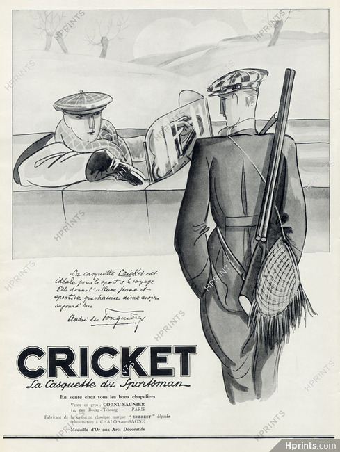 Cricket (Men's Hats) 1927