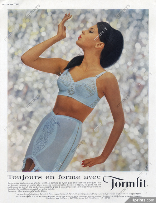 Formfit (Lingerie) 1961 Girdle, Brassiere