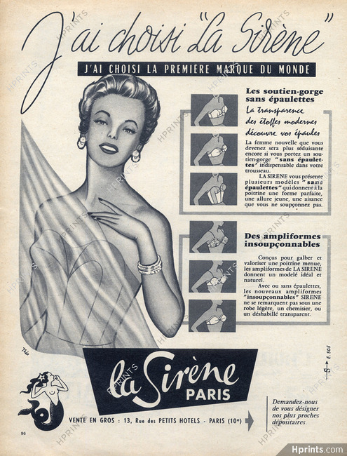 Sirène (Lingerie) 1956 Bra