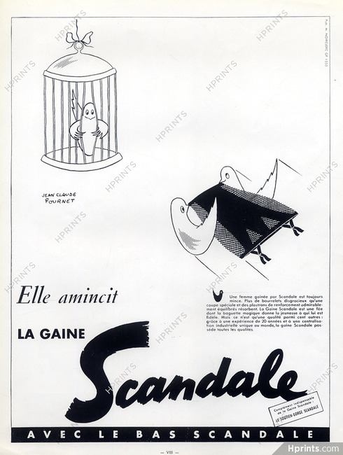 Scandale (Lingerie) 1955 Jean-Claude Fournet Comic Strip