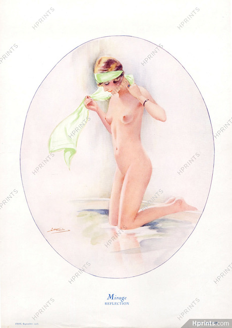 Suzanne Meunier 1925 Mirage - Reflection... Nude