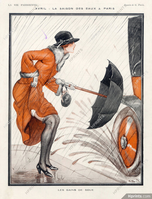 Georges Pavis 1923 The water season in Paris