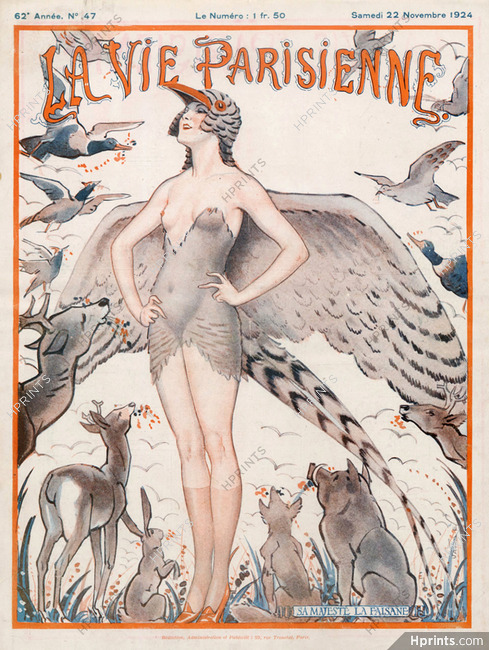 Vald'Es (Valvérane & D'Espagnat) 1924 Costume, Disguise The Hen Pheasant