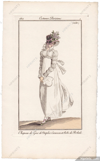 1912 Journal des Dames et des Modes Costumes Parisiens Pochoir N°1