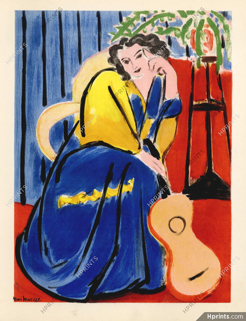 Henri Matisse 1945 La Femme à la Mandoline