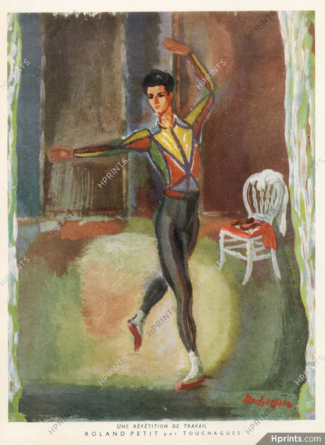 Louis Touchagues 1946 Roland Petit Dancer