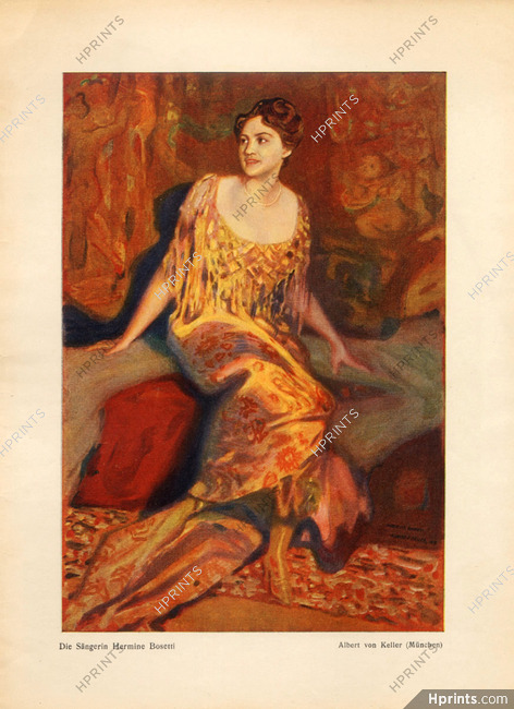 Albert Von Keller 1914 Hermine Bossetti, Portrait