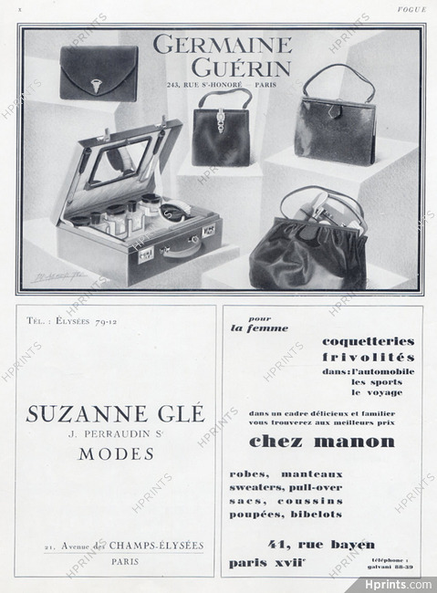 Germaine Guérin (Handbags) 1928