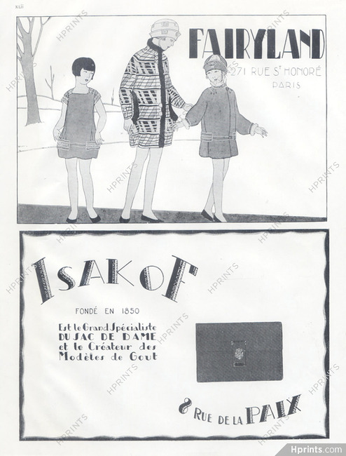 Isakof (Handbags) 1925 Fairyland Fashion Children