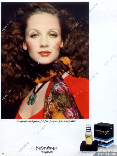 1982 Yves Saint Laurent Rive Gauche Perfume Ad on eBid United States |  159309338