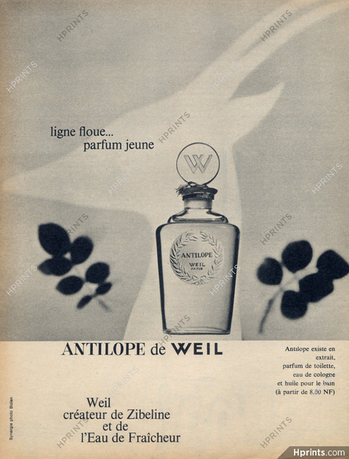 Weil (Perfumes) 1961 Antilope, Photo Bizien