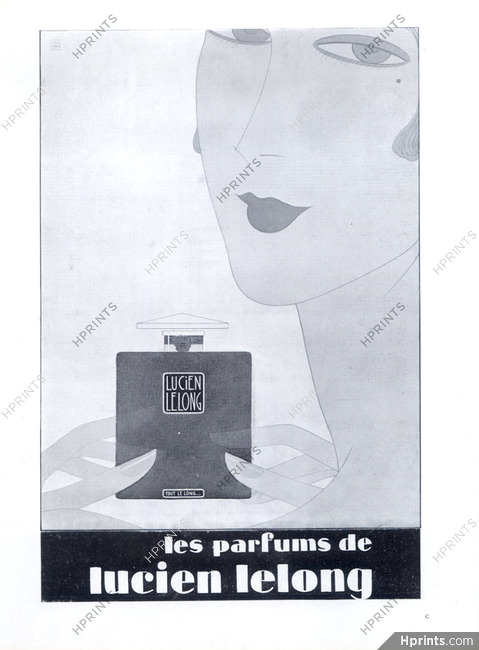 Lucien Lelong (Perfumes) 1928 "Tout Le Long" Reynaldo Luza