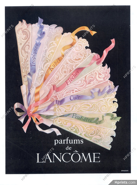Lancôme (Perfumes) 1947 Tropiques, Flèches, Peut-être, Kypre, Cuir