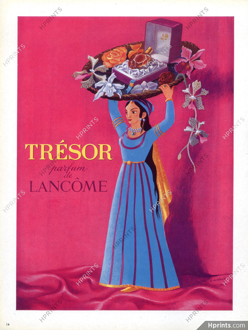 Lancôme (Perfumes) 1952 Trésor, E-M. Pérot