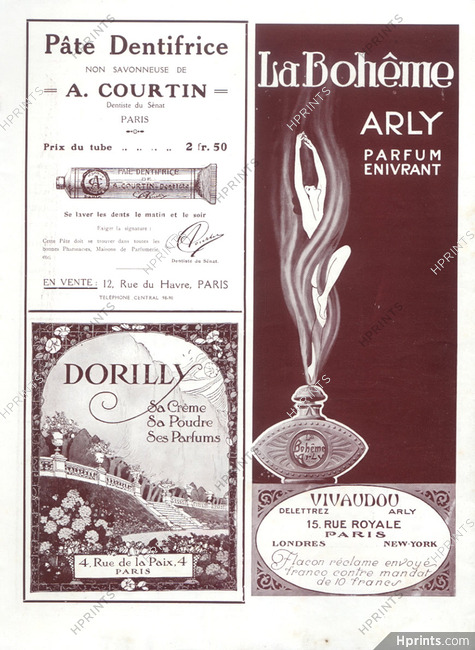 Arly (Perfumes) 1921 La Bohême