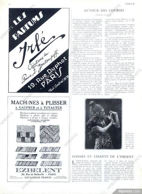 Irfé (Couture Perfumes) 1928 Prince F. Youssoupoff