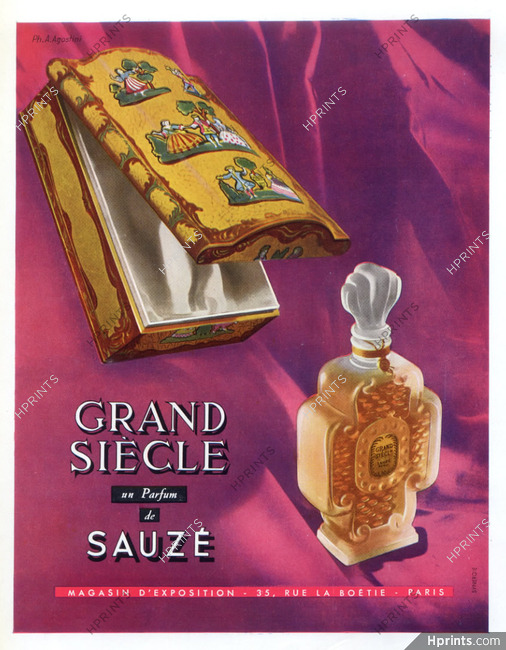Sauzé (Perfumes) 1949 Grand Siècle, Photo Agostini