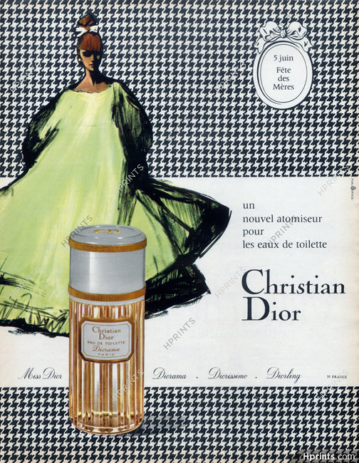 Christian Dior (Perfumes) 1966 Diorama