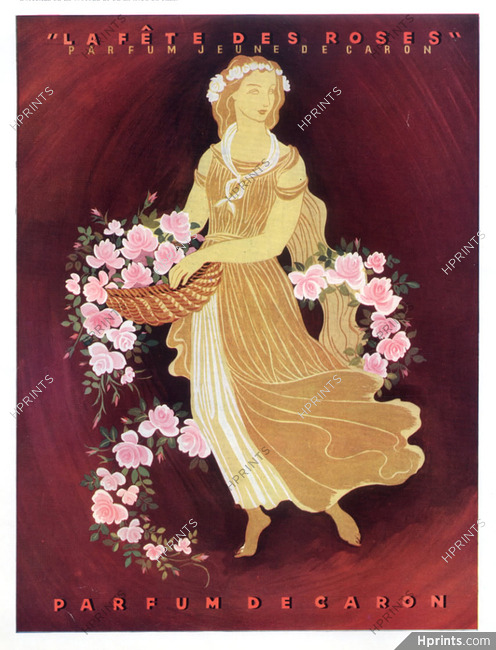 Caron (Perfumes) 1949 La Fête des Roses