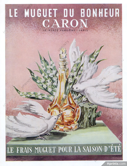 Caron (Perfumes) 1958 Le Muguet Du Bonheur, Birds