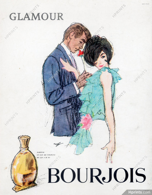 Bourjois (Perfumes) 1962 Glamour, Lover, Hof