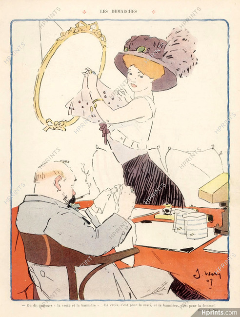 Jacques Wély 1908 La Croix et la Bannière..