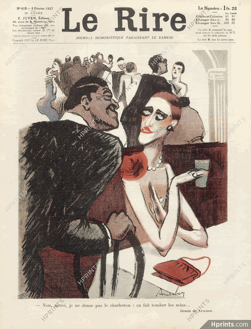Auscher 1927 Charleston Dance, Cabaret