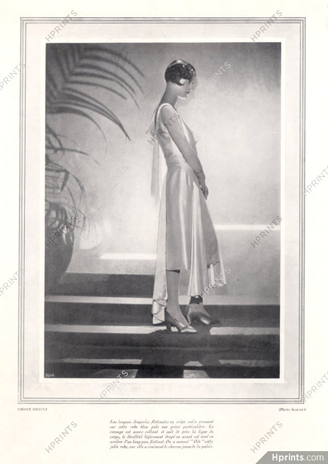 Nicole Groult (Couture) 1928 Evening Gown, Photo Scaioni