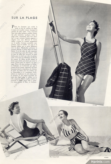 Hermès (Swimwear) 1935 Photo Georges Saad