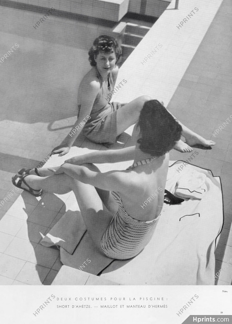 Hermès (Swimwear) 1937 d'Ahètze (Short) Photo Arik Népo