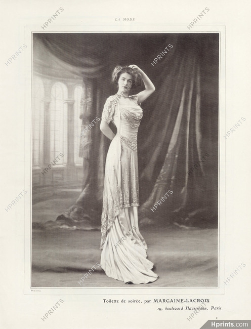 Margaine-Lacroix 1909 Evening Gown, Photo Félix