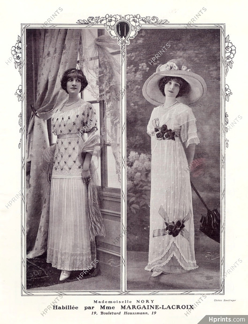 Margaine-Lacroix 1912 Miss Alice Nory, Photo Reutlinger