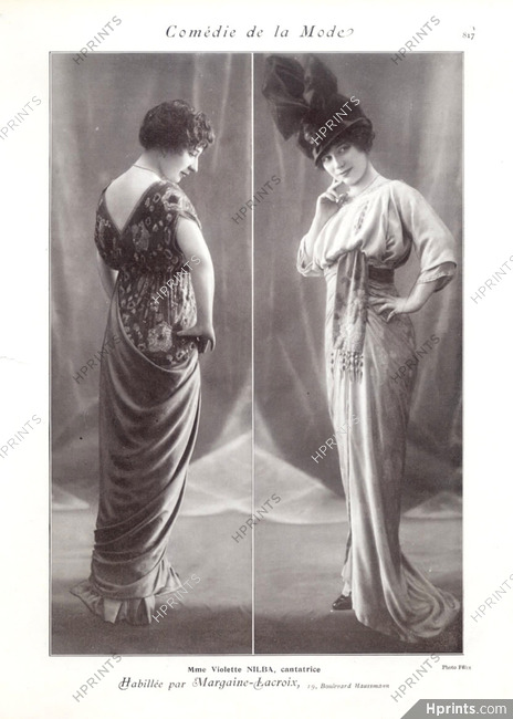 Margaine-Lacroix 1913 Violette Nilba, Photo Félix