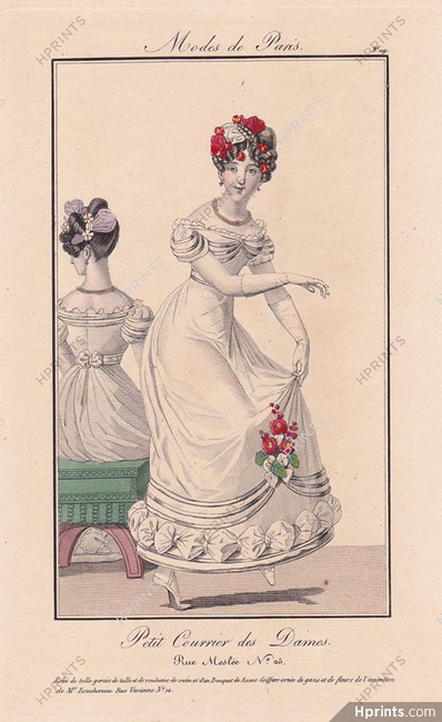 Petit Courrier des Dames 1823 Modes de Paris N°119