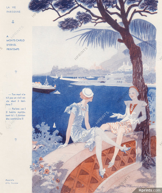 Henry Fournier 1934 Monte Carlo, Seashore