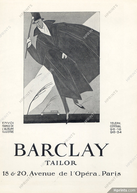 Barclay (Men's Clothing) 1925 De Belay