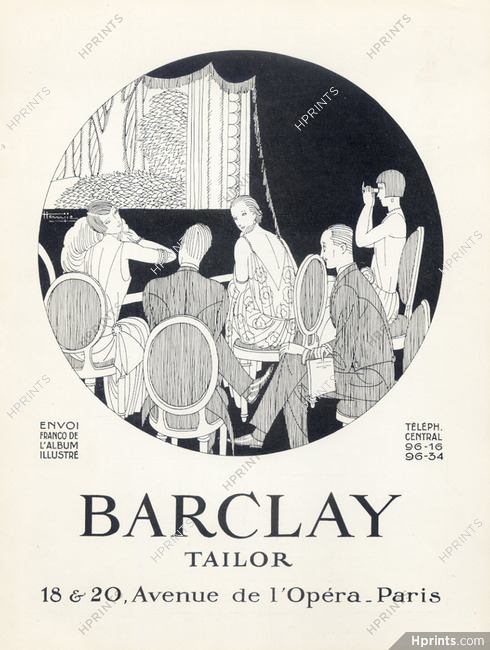Barclay 1925 Men's Clothing, Hemjic