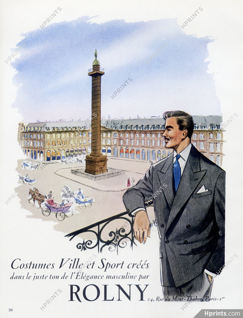 Rolny (Men's Clothing) 1955 Place Vendôme