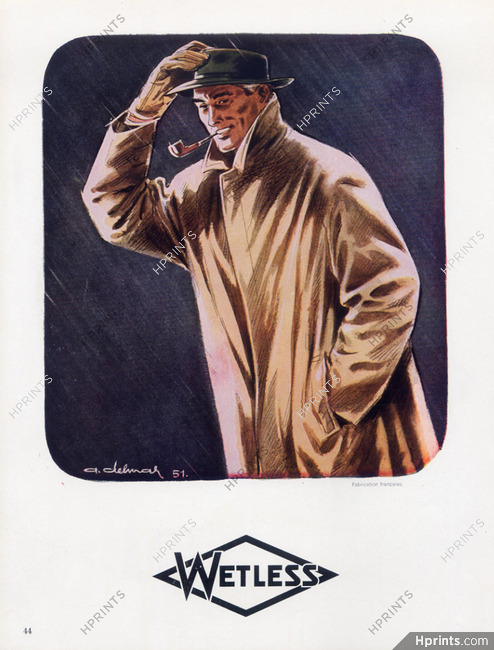 Wetless (Men's Clothing) 1952 A. Delmar