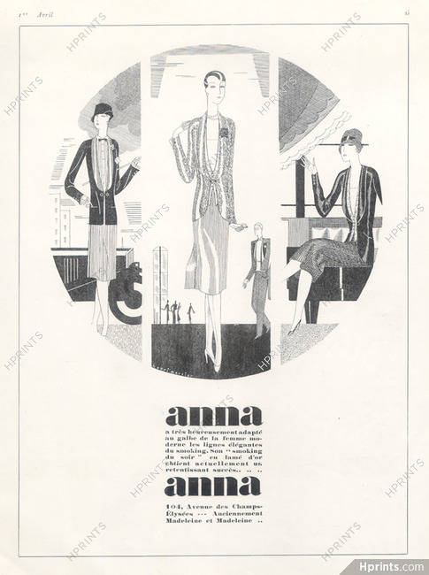 Anna (Couture) 1926 Henri Mercier
