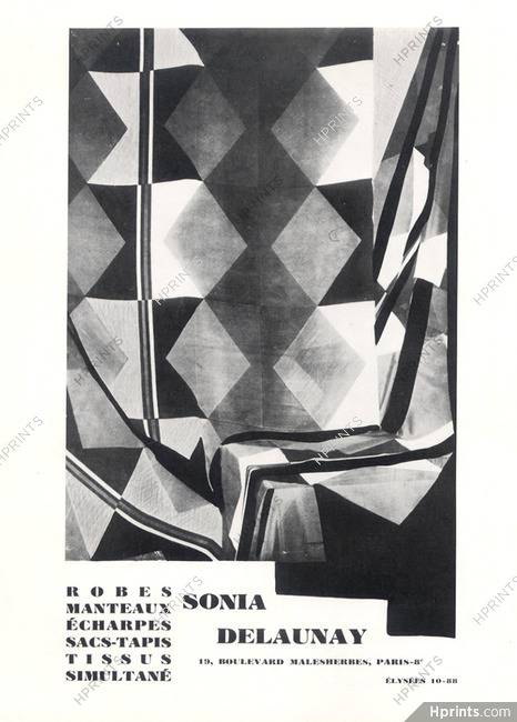 Sonia Delaunay 1928 Art Deco Style