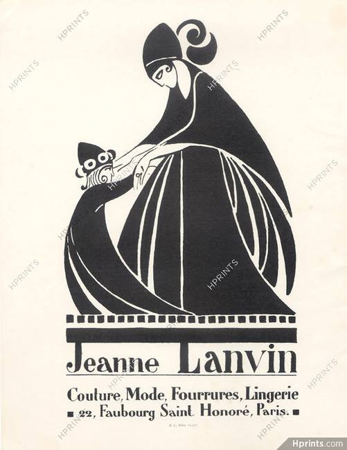 Jeanne Lanvin 1923 Paul Iribe