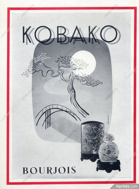 Bourjois (Perfumes) 1942 Kobako