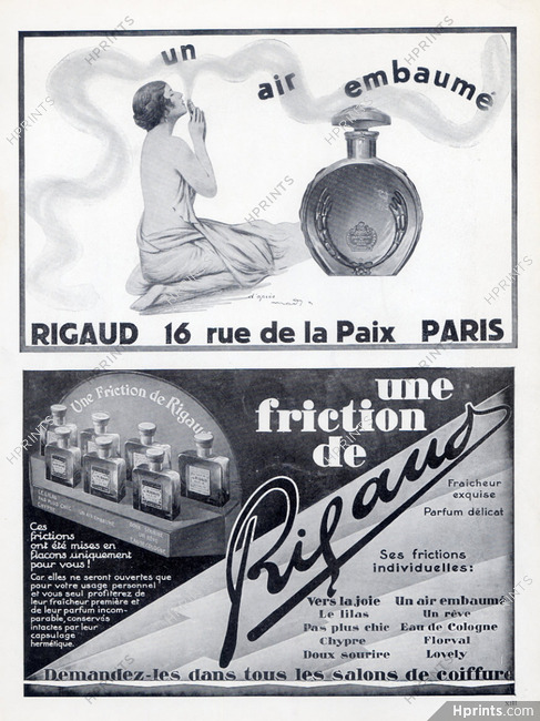 Rigaud (Perfumes) 1928 Un Air Embaumé