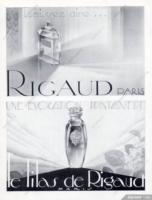 Rigaud (Perfumes) 1929 Laissez Dire & Le Lilas