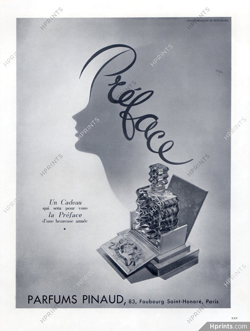 Pinaud (Perfumes) 1937 Préface