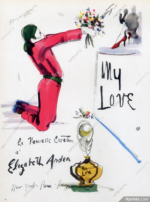 Elizabeth Arden (Perfumes) 1949 My Love, Tom Keogh