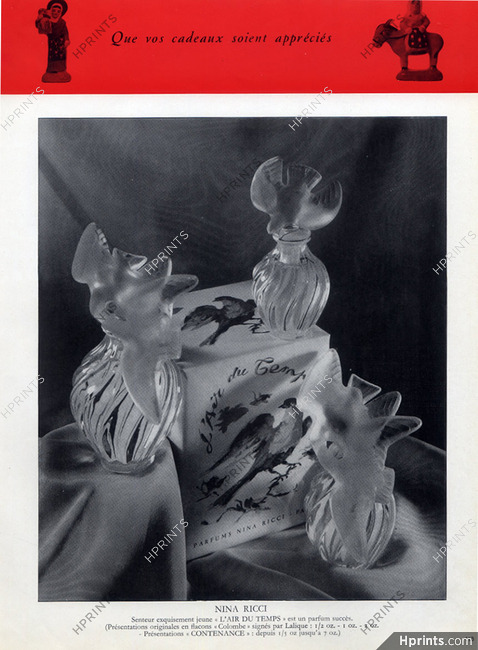 Nina Ricci (Perfumes) 1958 L'Air du Temps