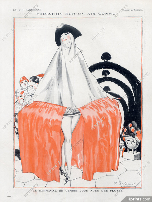 Fabien Fabiano 1924 "Carnival de Venise" Costume Disguise