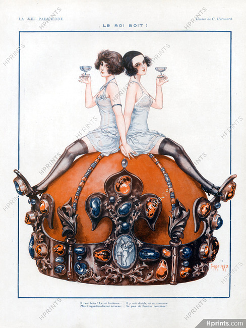 Hérouard 1924 Le Roi Boit, The Crown Jewels